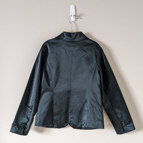 Mexx - Girls Youth Black 3 Buttoned Blazer - Size 5 / 6 - Picture 6 of 10